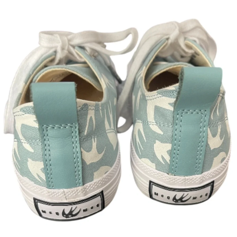 McQ Alexander McQueen Sparrow Sneakers Blue White Leather Women’s 38 / 7.5
